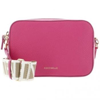COCCINELLE Leder‑Crossbody Bag „Tebe“ – Einheitsgröße – Rosa