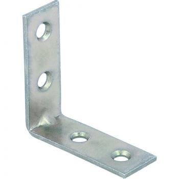 Lastrina angolare zincata 125mm x 125mm Masidef