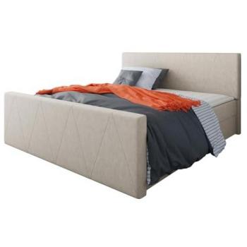 Boxspringbett mit Matratze, Topper und Bettkästen