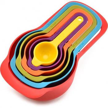 Accessoires de Cuisine : Tasses à Mesurer 6x Arc‑en‑Ciel