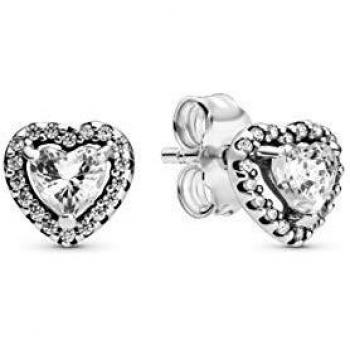 Pendientes Corazones en Relieve
