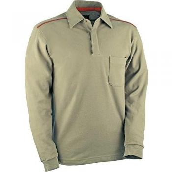 Ropa polo Cofra V030, algodón clásico, caqui, XXL