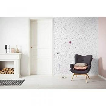 Papier Peint Cerisier Élégant Noir et Rose
