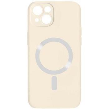 Cover Avizar per iPhone 14 Plus – MagSafe, Semi‑rigido, Texture Soft‑touch, Bianco