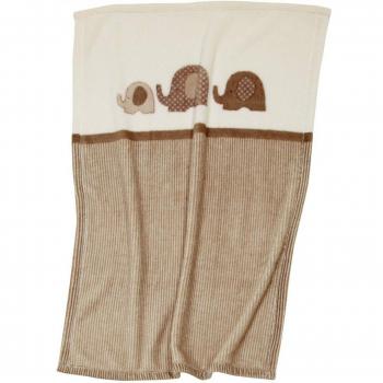 Alvi 931843236 Decke mit Elefantenprint