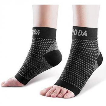 Avidda Athletic Compression Socks for Arthritis – Black L, Two-Pack