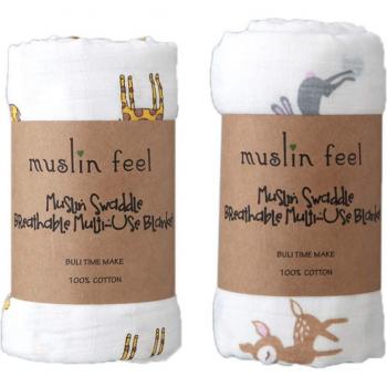 Tapete de juego infantil con tela de algodón Swaddle Baby