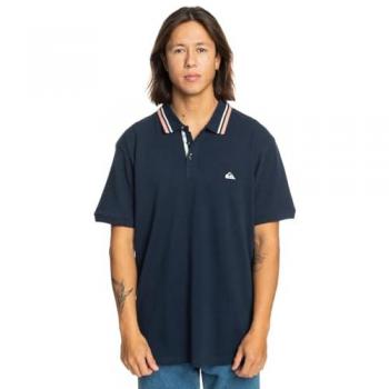 Men's Quiksilver Navy Loia Pique Polo Shirt