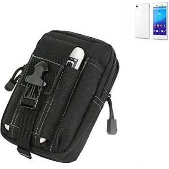 Bolsa del cinturón para Sony Xperia M4 Aqua, negro