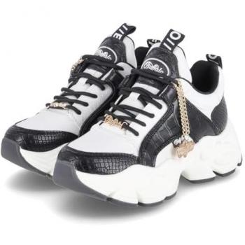Buffalo Damen Vegane Nappasandalen Binary Glam