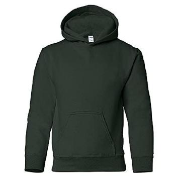 Gildan 18500B Green Girls’ Heavy Blend Hoodie – M