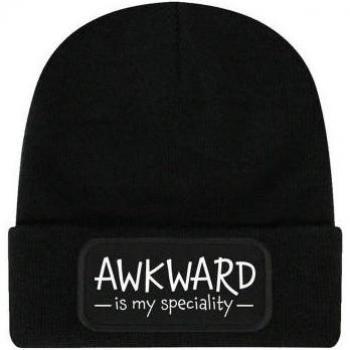 Grindstore Beanie “Awkward Is My Speciality” – Nero One Size