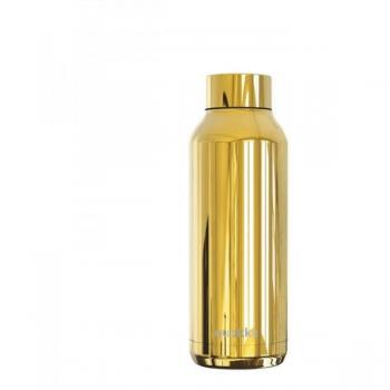 QUOKKA BOTELLA TERMO ACERO INOXIDABLE SOLID GOLD 510 ML ACERO INOXIDABLE SOLID SLEEK PEQUEÑA 8x8x21 Cms