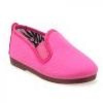 Pink Pamplona Kids Espadrilles – Flossy Unisex, Size UK 13