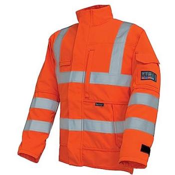 Pegdev Men’s XL Orange FR Safety Jacket for Arc Flash