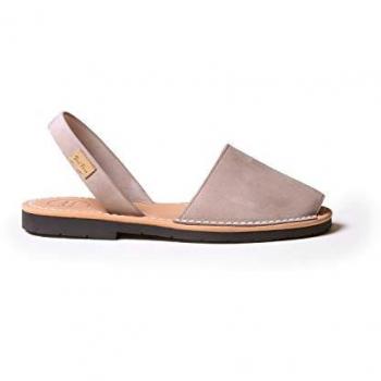 Menorquinas de piel Toni Pons color taupe