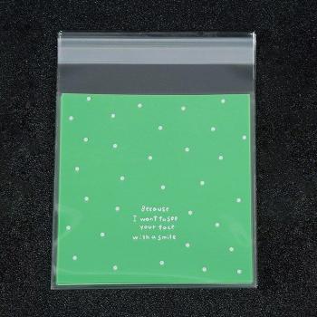Sacs en plastique pour bijoux, 100 pièces, 7x7cm/10x10cm