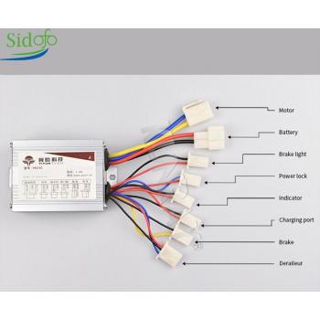 YIYUN 36V DC Motor Controller for Electric Bicycle