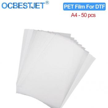 50PC A4 PET Transfer Film for Direct Ink Printing