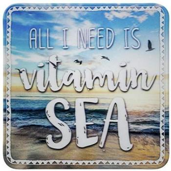 Sheepworld Untersetzungs‑Kopfteil B4 – AlI I Need is Vitamin Sea (Kork