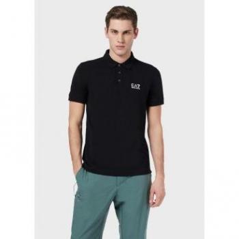 Emporio Armani 2XS Male Black Polo Top