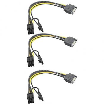 Câble d'alimentation PCI-E 8 broches à partir de SATA 15 broches