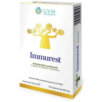 Gvm Immurest 518mg 30 cápsulas de suporte imunológico