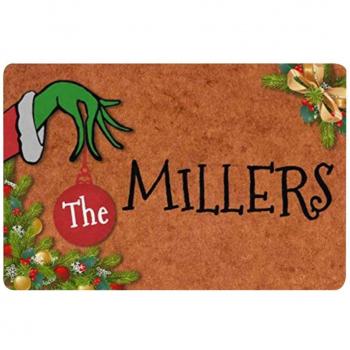 Holiday Santa Claus Rectangle Door Mat