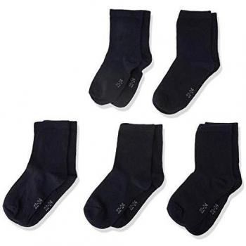 Calcetines para Bebés NAME IT Nmmsock 5p Noos, Azul Dark Sapphire, Talla 25-28