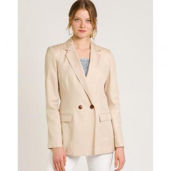 Naf Naf Blazer elegante con bolsillos y manga larga
