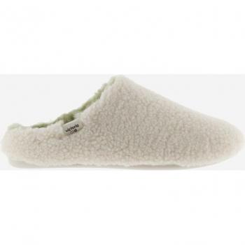 Calzature Victoria Pantofole Norte in pelliccia sintetica, colore ecru, EU 38