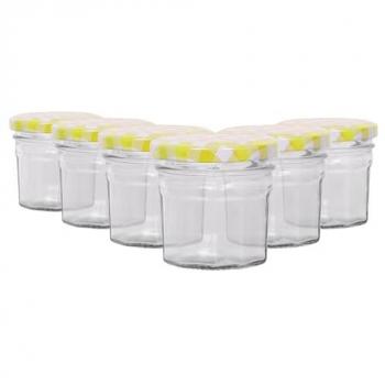 Argon Tableware 90ml Glass Jam Jars