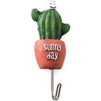 Cactus Pot Adhesive Wall Hook