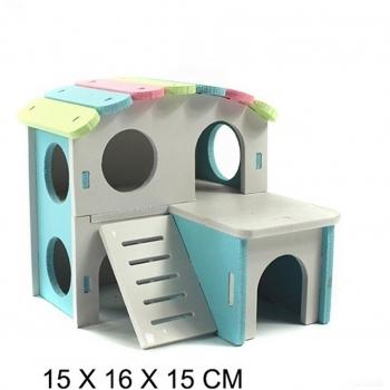 Maison de hamster en bois