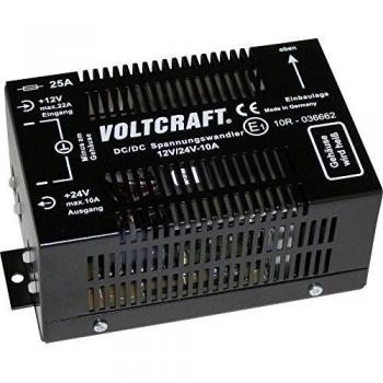 Voltcraft 12/10 Gleichspannungswandler, DC-DC-Wandler Getaktet 24 V/DC/10 A 240 W (2239)