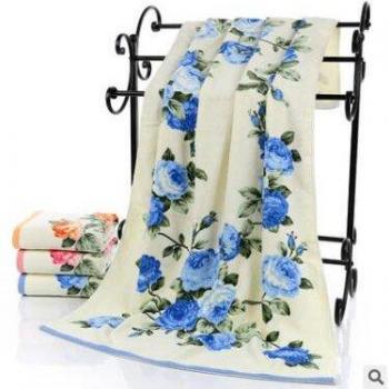 Serviette de Bain à motifs floraux pour adultes