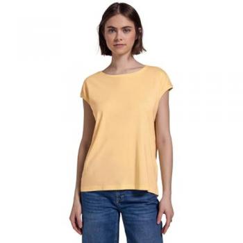 Damen Shirt Street One Studio – Gelber U‑Boot Look