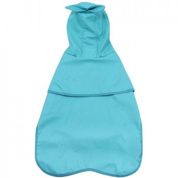 Chubasquero de piel sintética impermeable para Corgi y Teddy, con capucha, M-4XL