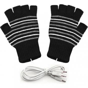 USB Heated Knit Hand Gloves