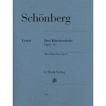 Drei Klavierstücke op. 11: Instrumentation: Piano solo (G. Henle Urtext-Ausgabe)