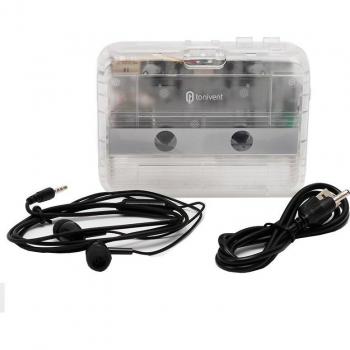 Bluetooth Cassette Tape Player with FM Transmitter