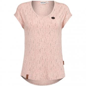 Naketano Damen T-Shirt kurzärmelig „Fields Of Athenry“ Pastellrosa – Größe XL