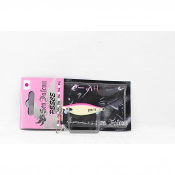 Pink Glimmer 15g Sea Falcon Metal Fish Jig Set