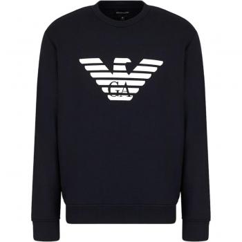 Emporio Armani Men's Sweatshirt, Blue, Size: XL