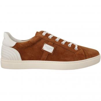 Dolce & Gabbana Men's Brown Suede Sneakers