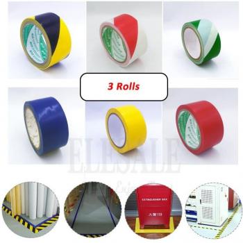 Cinta de señalización 3 rollos 48mm x 18m