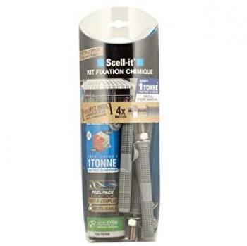 Kit de Tiges INOX M12 avec Scellement Chimique SCELL-IT 1 Tonne