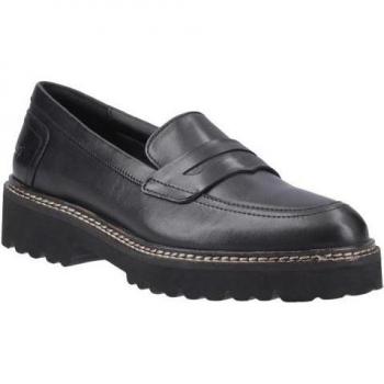 POD Herren Kenny Leder Loafers 5,5 UK Schwarz – Stilvoll & Robust