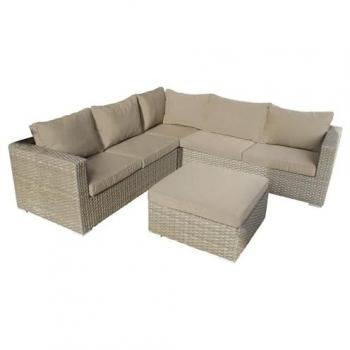 Omnis Comfort – Salotto Angolare 170x70x90 cm con Cuscini Marroni