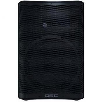 QSC CP12 12 Active PA Speakers with Stands
